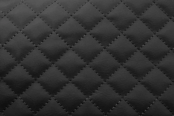Black leather background, — Stock Photo, Image