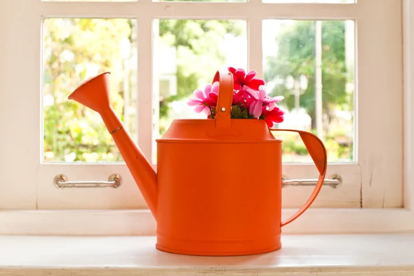 Decorative flowers on table — Stock Photo, Image