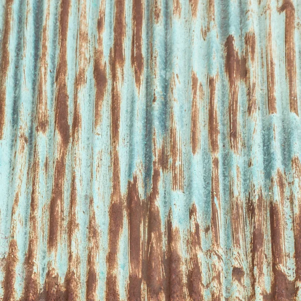 Rdzewiała galwanizowana płyta żelaza — Zdjęcie stockowe