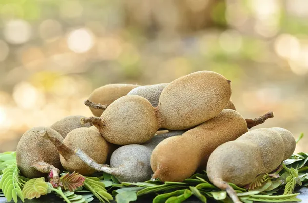 Frische Tamarinden — Stockfoto