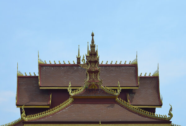 Temple roof
