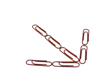 bir ok kırmızı ataç düzenlemek.