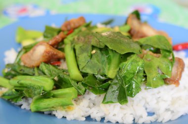 gevrek domuz tavada kızartılmış kale