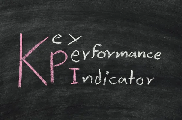 KPI yazı tahtası üzerinde