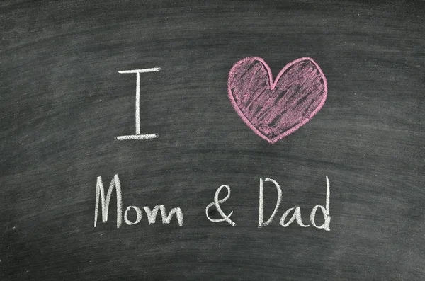 Ben anne ve baba seviyorum