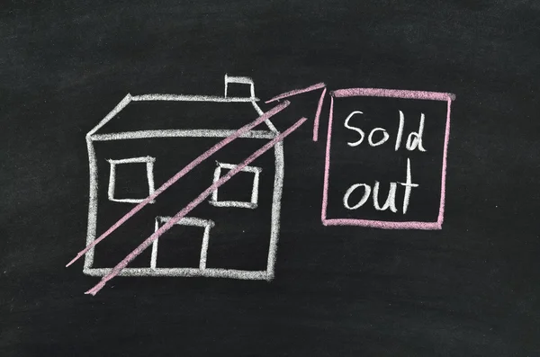 Sold out home — Stock Photo, Image