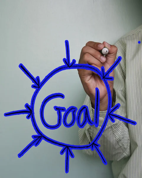 Handwriting goal concept — Stock Photo, Image