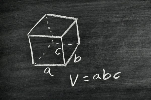 De zogenaamde volume formule — Stockfoto