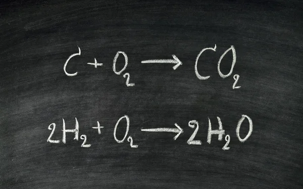 Chemical equation — Stock Photo, Image