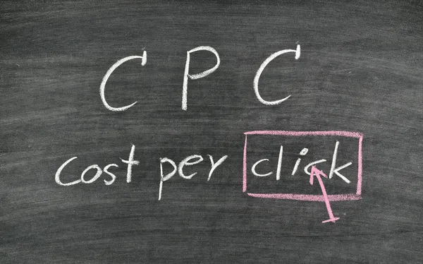 Cpc, custo por clique — Fotografia de Stock