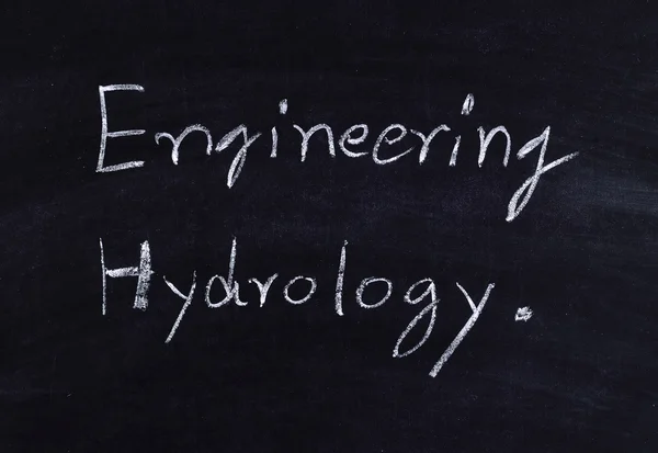 "Ingenieurhydrologie" — Stockfoto