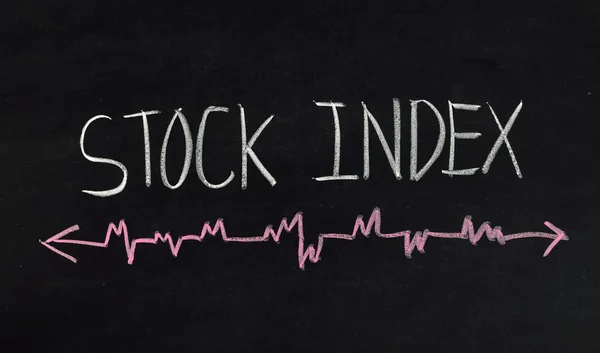 Indice azionario — Foto Stock