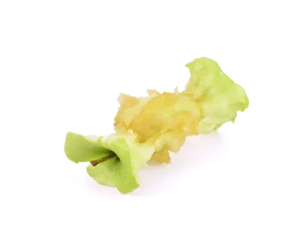 Eaten green apple — Stock Photo, Image