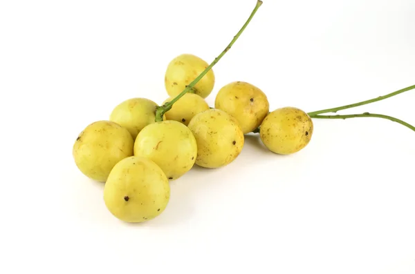 Uvas birmanesas isoladas — Fotografia de Stock