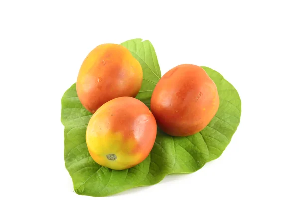 Tomatoes isolated on white — Stock Photo, Image