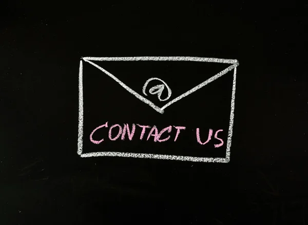 Contact us with email — Stock Photo, Image