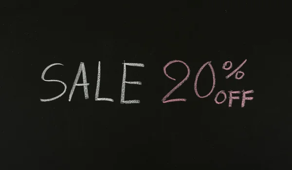 Sale 20 percent off — Stock Photo, Image