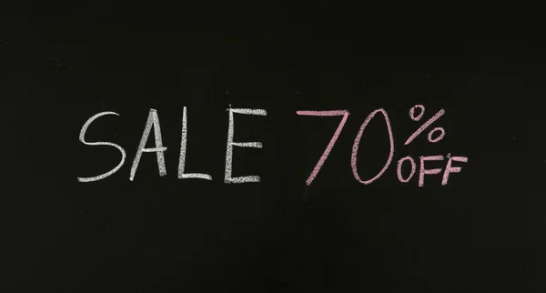 Sale 70 percent off — Stock Photo, Image