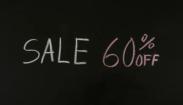 Sale 60 percent off — Stock Photo, Image