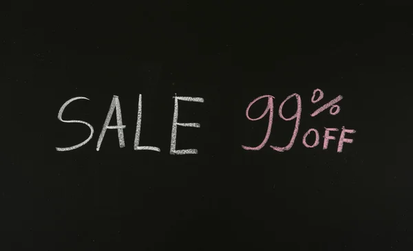 Sale 99 percent off — Stock Photo, Image