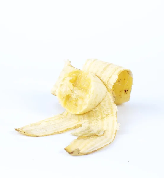 白色背景的香蕉 — 图库照片