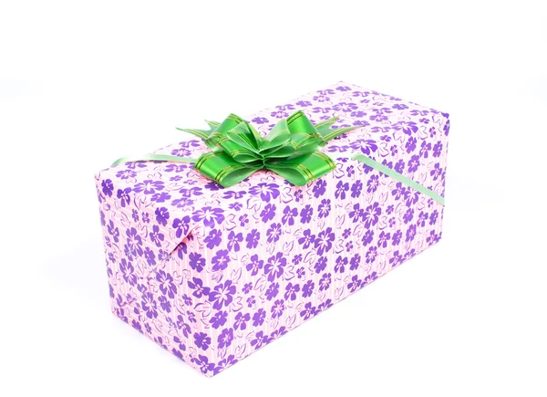 Caja de regalo aislada — Foto de Stock