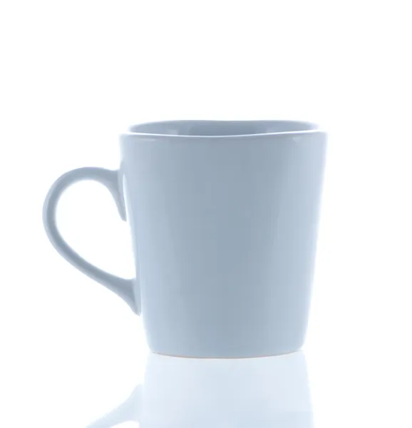 Xícara de café e reflexão — Fotografia de Stock