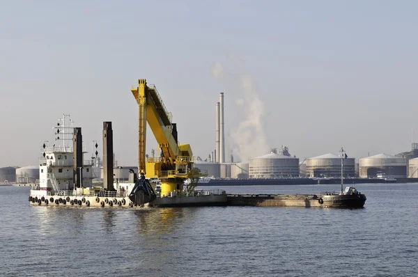 Dredging boat — Stock Photo, Image