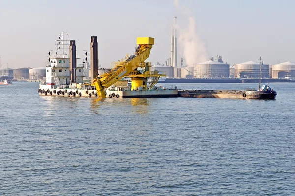 Dredging boat — Stock Photo, Image