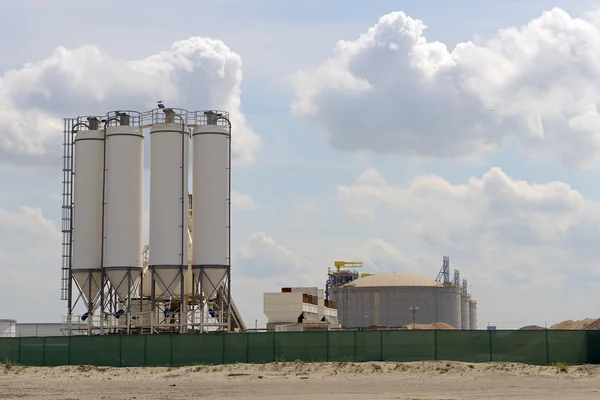 Kömür terminal bağlantı noktası rotterdam Hollanda — Stok fotoğraf