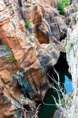 Panorama blyde river Canyon, Güney Afrika.
