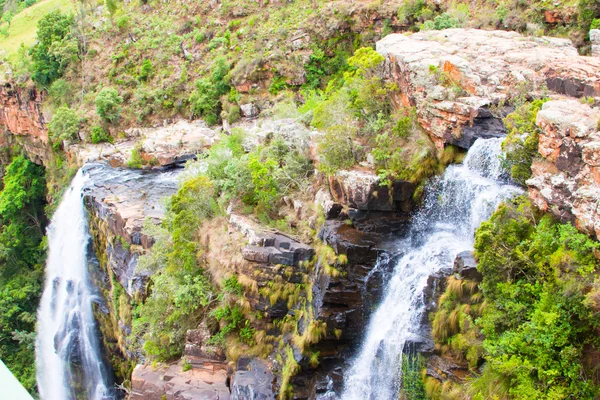 Ett vattenfall i blyde område i Sydafrika — Stockfoto