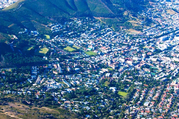 Panorama na pobřeží Kapského Města, Jihoafrická republika — Stock fotografie