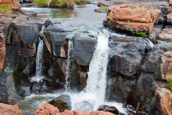 Ett vattenfall i blyde område i Sydafrika — Stockfoto