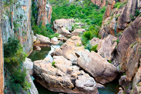 布莱德河峡谷，南非的全景. — 图库照片