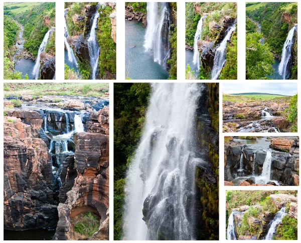 Vattenfall i Sydafrika, blyde river canyon — Stockfoto