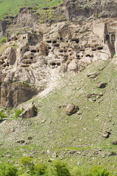 Ortaçağ cave city Manastırı vardzia, Gürcistan, Transkafkasya — Stok fotoğraf