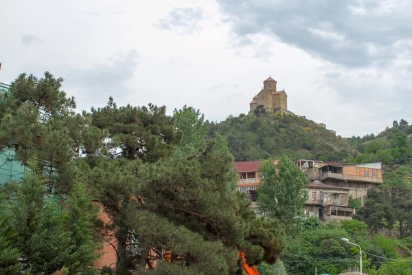 Exterior of ancient capital of Georgia -Tbilisi — Stock Photo, Image