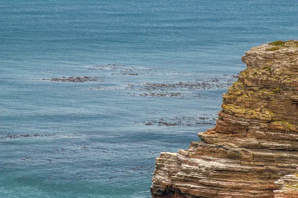 Kaap de goede hoop. Kaap schiereiland Atlantische Oceaan. Kaapstad. Zuid-Afrika uitzicht vanaf Kaap punt — Stockfoto