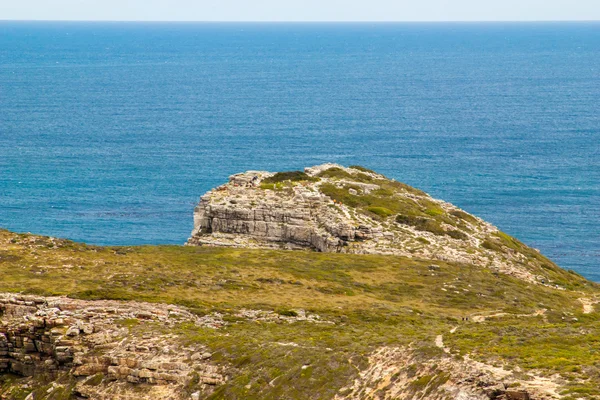 Kaap de goede hoop. Kaap schiereiland Atlantische Oceaan. Kaapstad. Zuid-Afrika uitzicht vanaf Kaap punt — Stockfoto