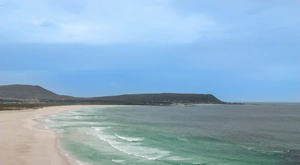 Przylądek dobrej nadziei. Półwysep Cape ocean Atlantycki. Cape town. Republika Południowej Afryki widok z zielonego punktu — Zdjęcie stockowe