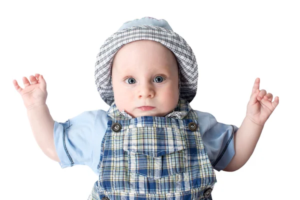 Baby boy isolated on white background — Stock Photo, Image