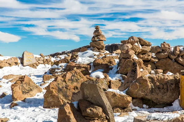 Le Ande, Strada Cusco- Puno, Perù, Sud America — Foto Stock