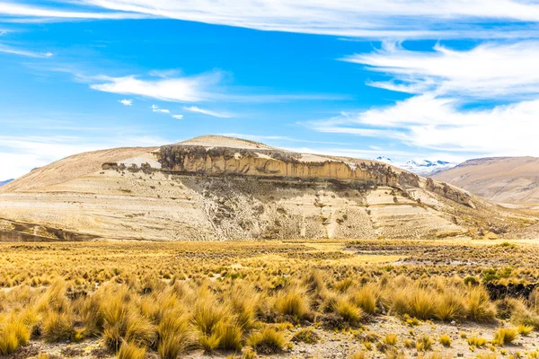 V Andách, silniční cusco-puno, peru, Jižní Amerika — Stock fotografie
