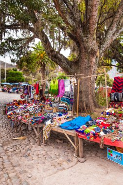 yol cusco: puno, peru, Güney Amerika'da Pazar