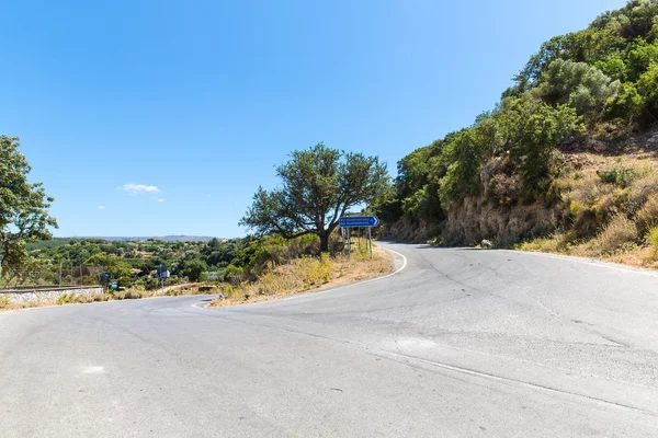 Pequeño pueblo cretense en la isla de Creta, Grecia Ver otras fotos de Creta — Foto de Stock