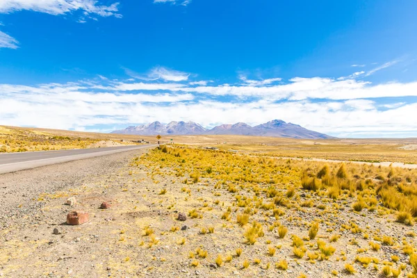 The Andes, Road Cusco- Puno, Peru, América do Sul — Fotografia de Stock