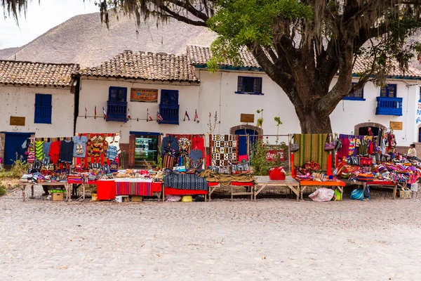 Markt auf der straße cusco-puno, peru, südamerika — Stockfoto