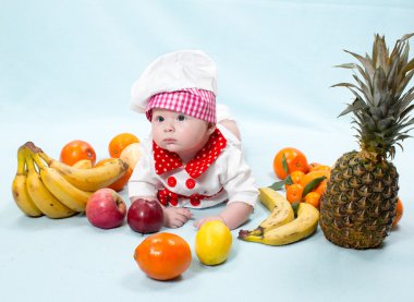 aşçı kız bebek aşçı şapkası