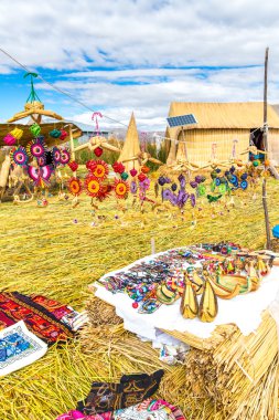 yüzen ada titicaca Gölü, peru